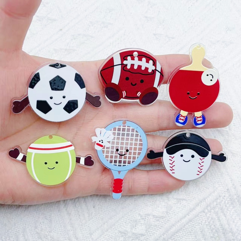 Badminton Date - 10 pezzi acrilico rugby calcio badminton