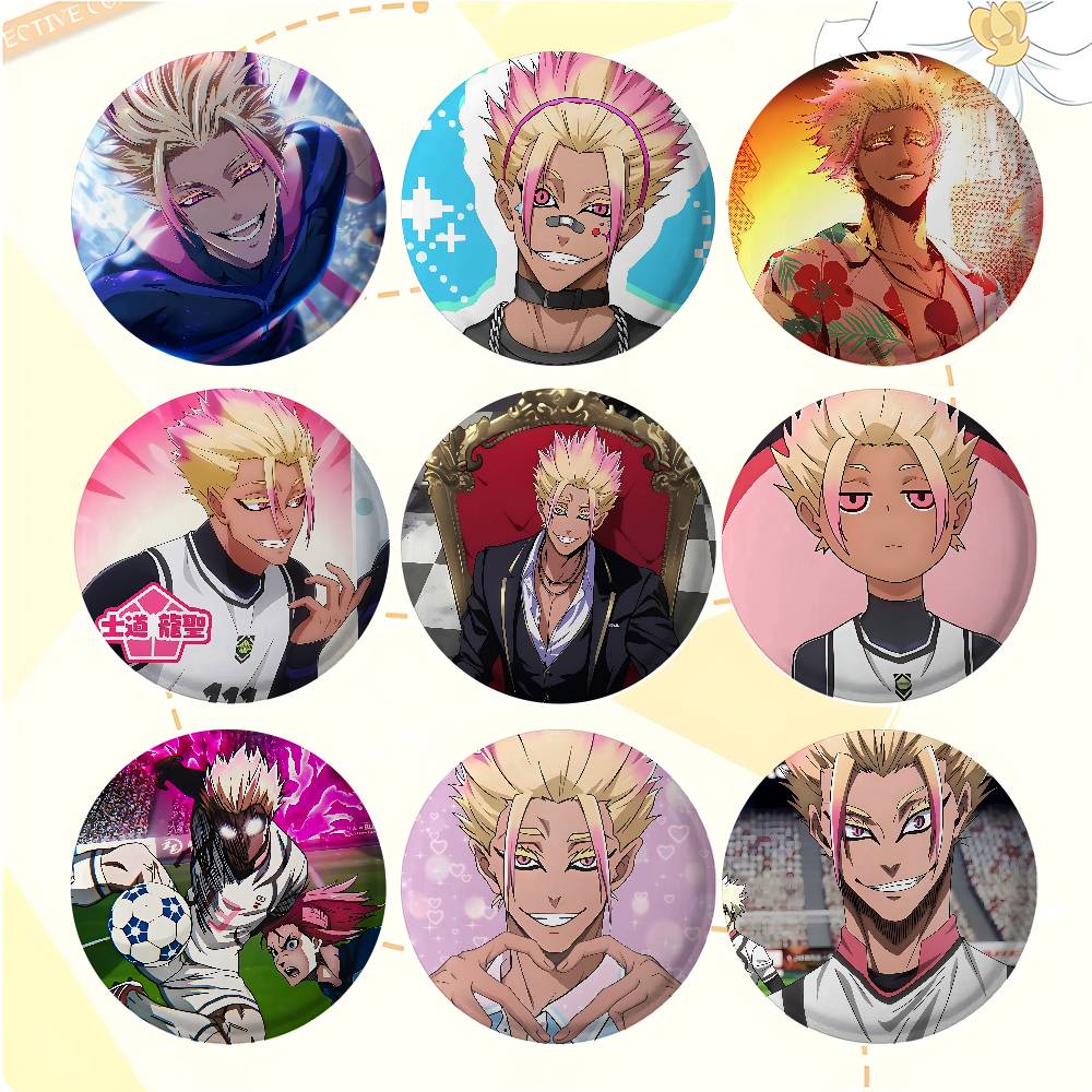 Badminton Meme - Spille/Ciondoli Anime R-Ryusei Shidou-S, Badge Meme
