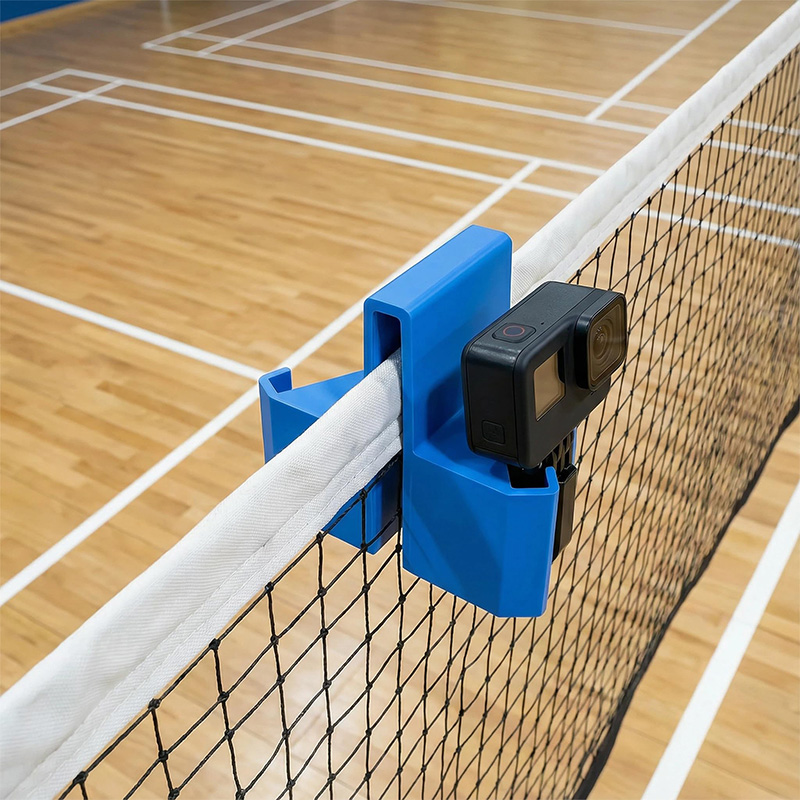 Badminton Video - Supporto pratico per fotocamera da tennis,