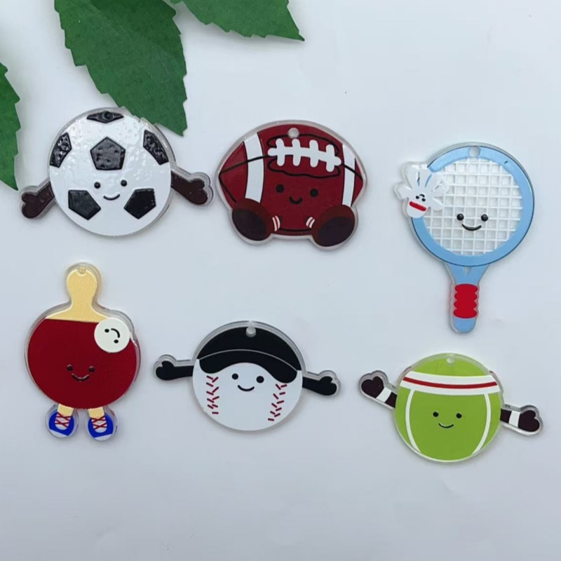 10 pezzi acrilico rugby calcio - Badminton Date recensione e prezzo