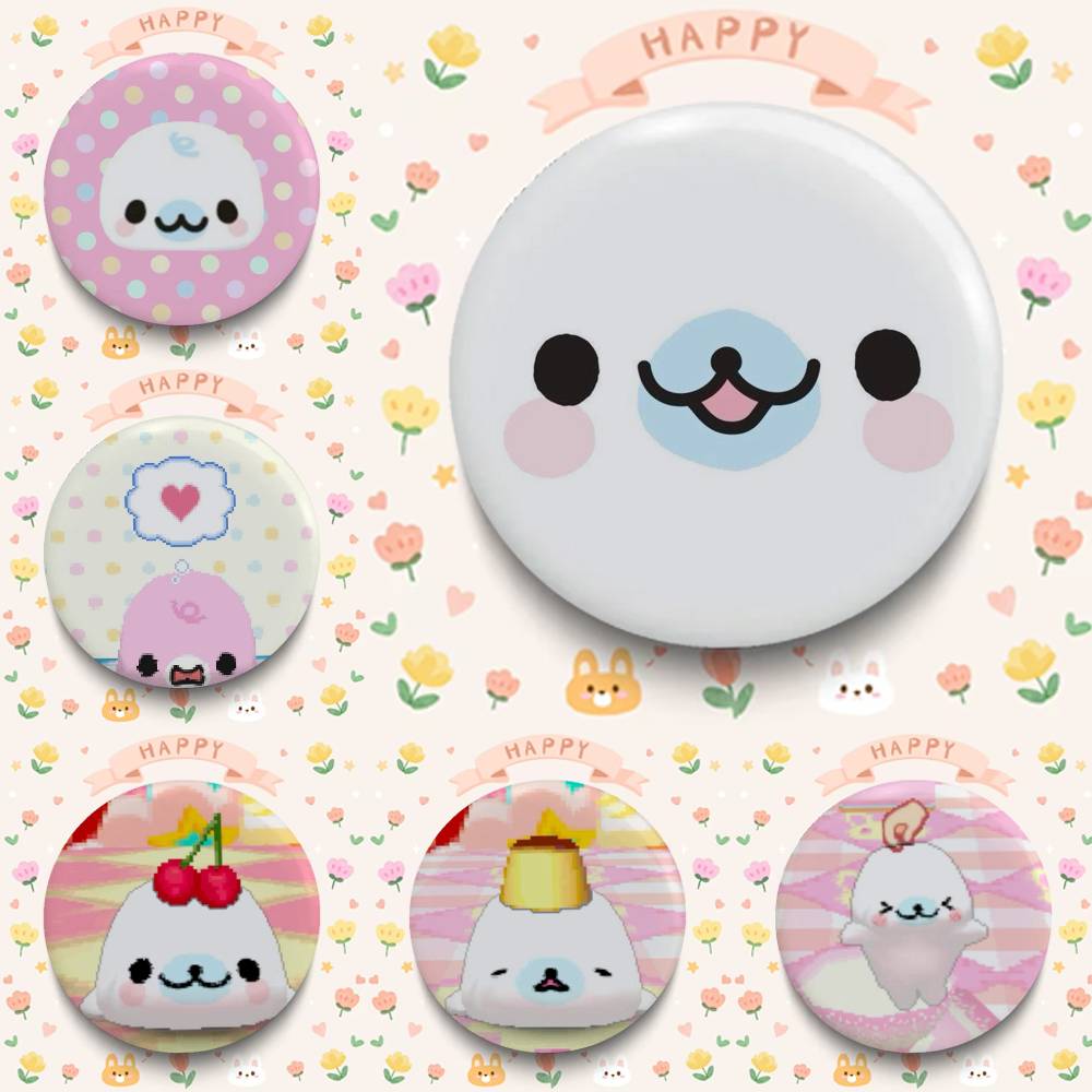 CUTE M-Mamegoma Seal Meme Badg - Badminton Meme recensione e prezzo