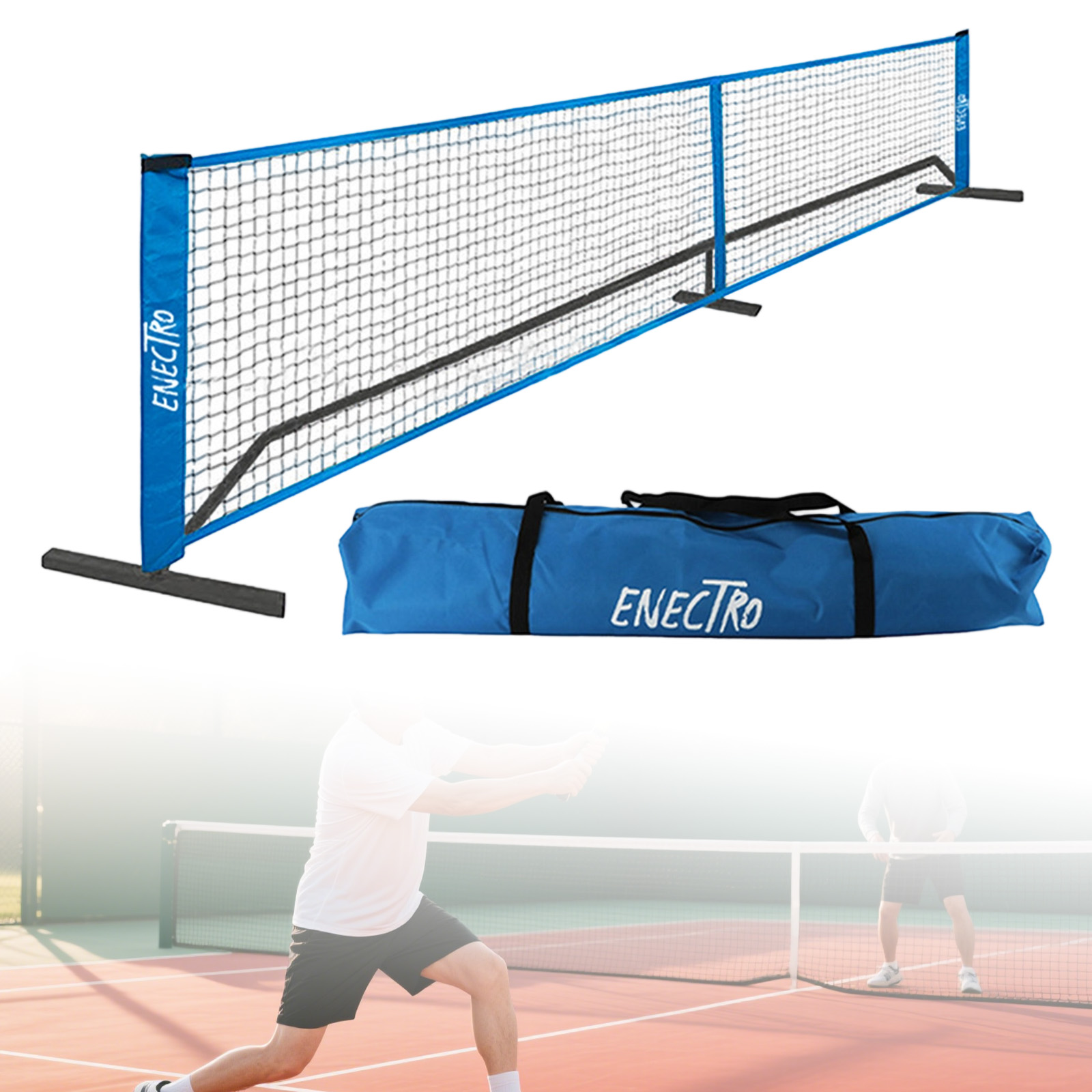 Rete da pickleball portatile 6 - Badminton Video recensione e prezzo