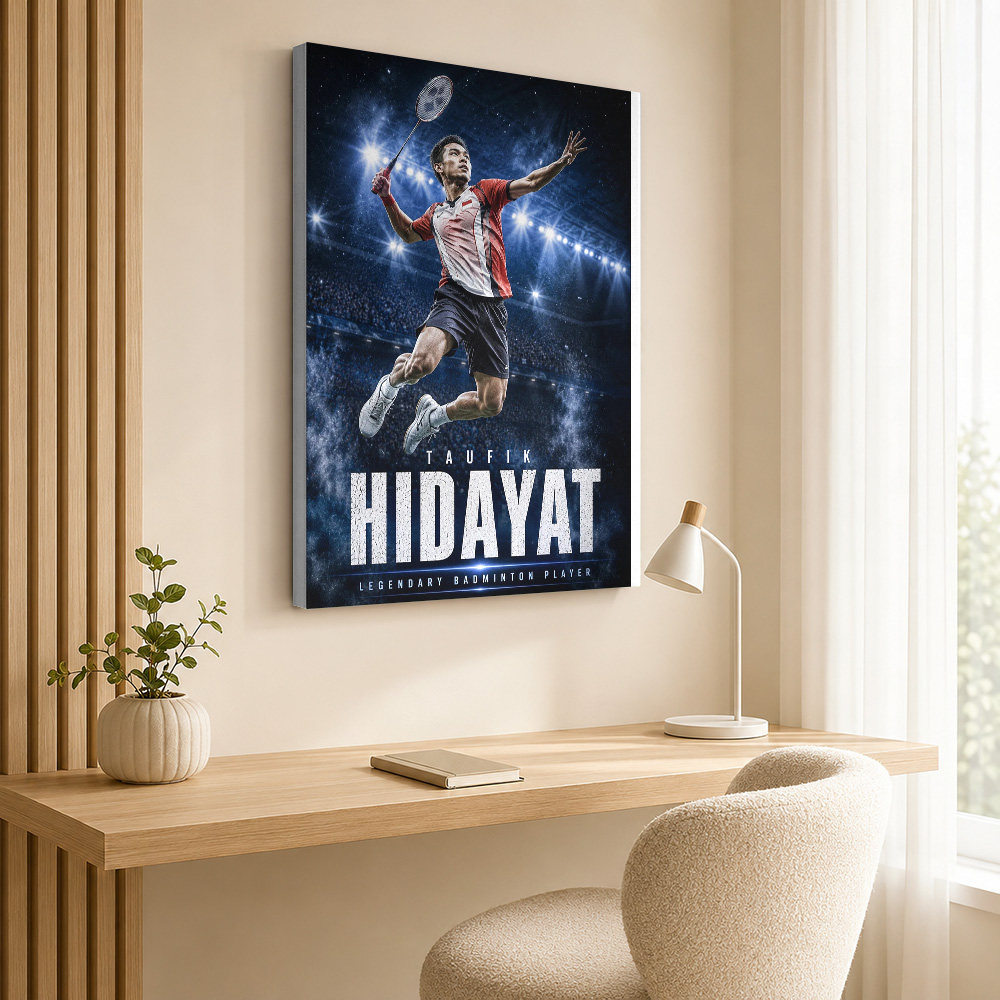 Poster su Tela di Taufik Hiday - Badminton Legend recensione e prezzo