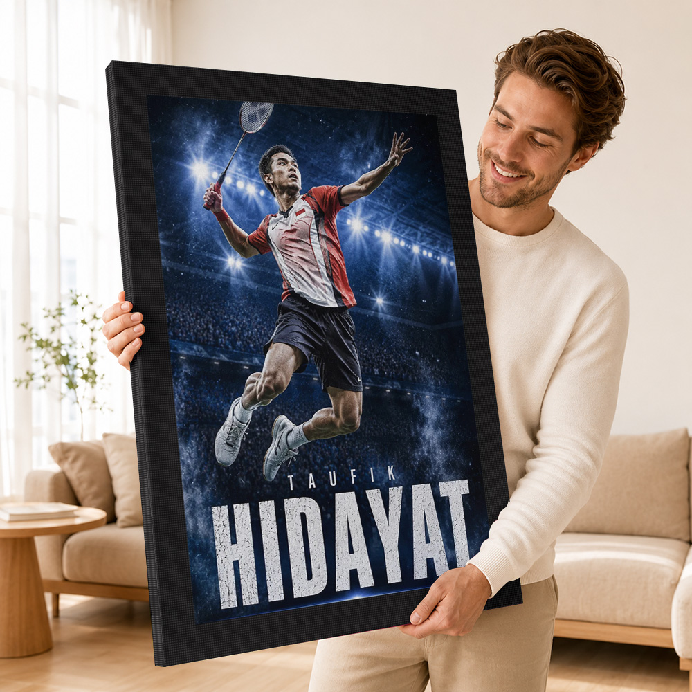 Poster su Tela di Taufik Hiday - Badminton Legend recensione e prezzo