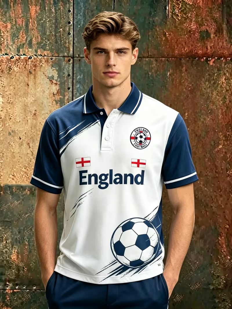 Maglia da Calcio con Motivo Ba - Badminton England recensione e prezzo