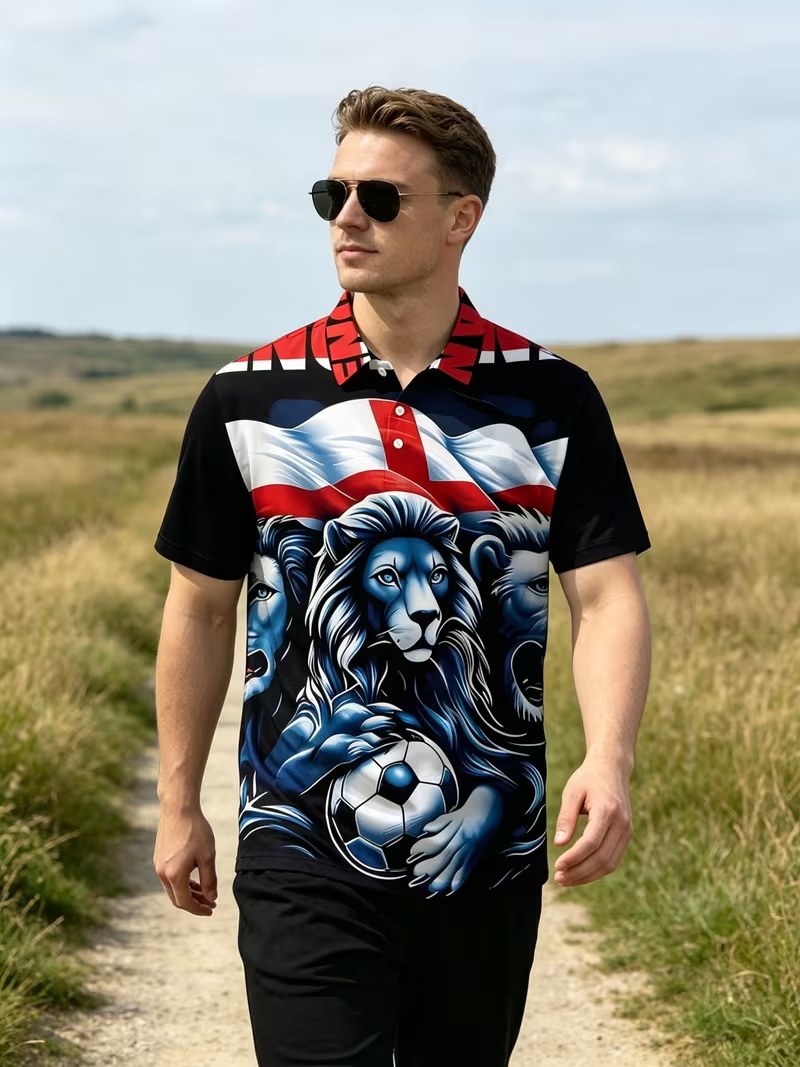 Maglia da Calcio con Motivo Ba - Badminton England recensione e prezzo